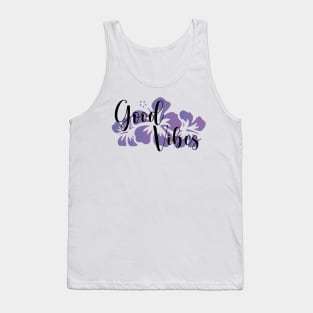 good vibes summer purple Tank Top